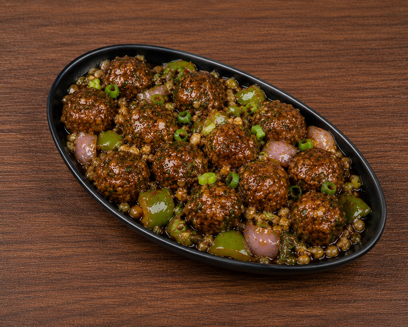 Veg Manchurian Garlic  