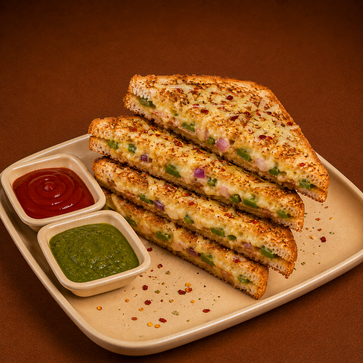Cheese Chilli Toast